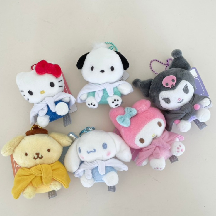 🇰🇷 韓國KKOBA 三麗鷗 披風吊飾 Kitty 大耳狗 布丁狗 美樂蒂 酷洛米 怕帢狗 鑰匙圈 追星吊飾