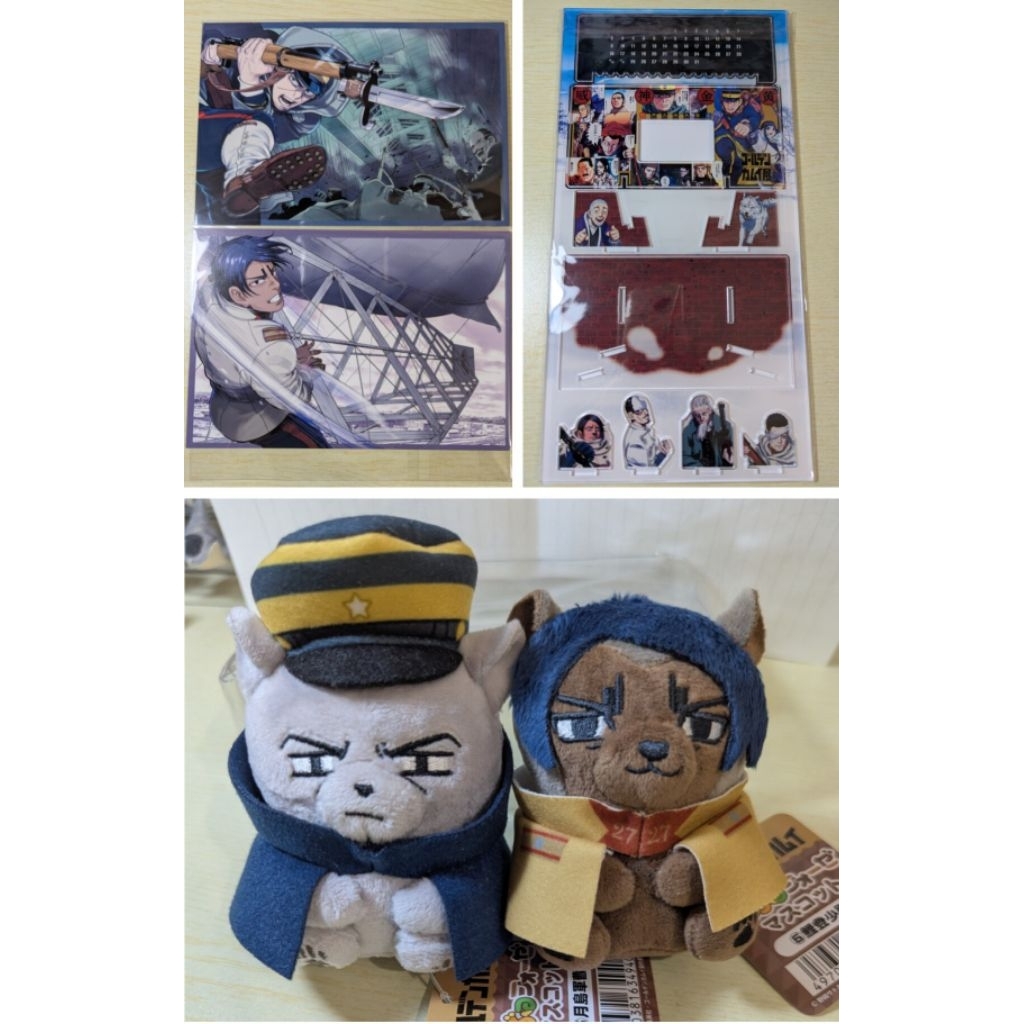絕版出清 黃金神威 明信片 資料夾 旅行貼紙 特典 盤子 碗 湯匙 萬年曆 原畫 尾形 杉元 鶴見 鯉登 月島 特展