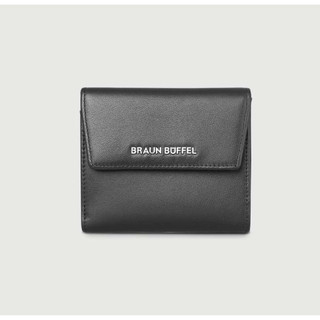 BRAUN BUFFEL 德國小金牛VERA-A薇拉-A外觀時髦8卡兩折短夾BF850-404-BK