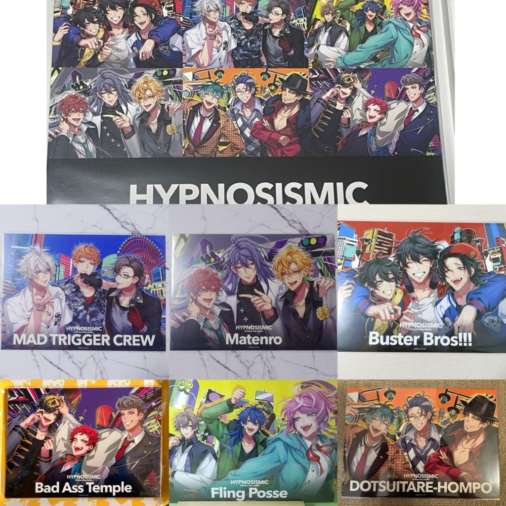 預購 日版 催眠麥克風 電影版 A4視覺圖 視覺板 Amazon特典 麻天狼 Buster Bros MTC