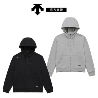 【DESCENTE 迪桑特】女士 運動毛圈布超大連帽外套-兩色可選 現貨