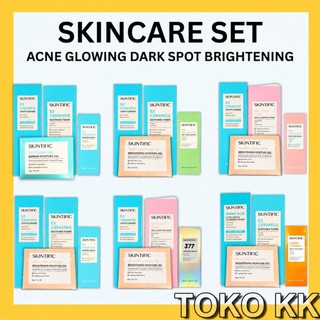 TOKO KK SKINTIFIC 4PCS Paket Glowing Acne Skincare KBT152平輸1