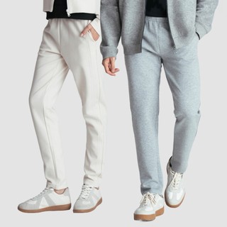 GIORDANO 男/女裝空氣棉鬆緊長褲 Essential Future系列 01116223 05426122