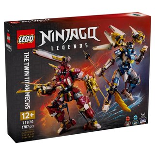 LEGO樂高 71870 Ninjago 旋風忍者系列 2606 - 雙子鈦機械人