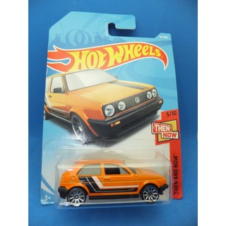 自藏品出清 風火輪 Hot Wheels Volkswagen Golf MK2 橘