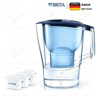 德國BRITA mxpro愛奴娜濾水壺 3.5L(白/藍) 含MXPRO濾芯x1個 Aluna愛奴娜 濾水 過濾