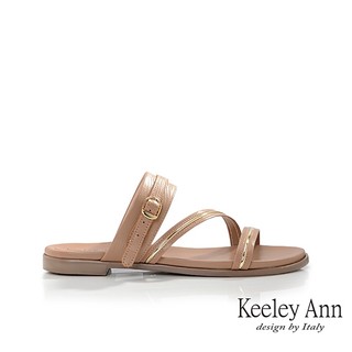 Keeley Ann 牛皮平底拖鞋(4310083)