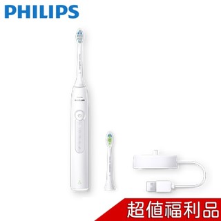 PHILIPS飛利浦 Sonicare舒適潔淨音波電動牙刷 HX5191/01 皓月白 福利品
