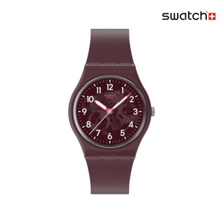 Swatch THRU THE CROWN GLASS 經典手錶/瑞士製造 SO28R115 (34mm)【官方旗艦店】