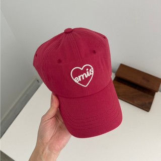 🇰🇷 韓國KKOBA 現貨 Emis Heart Ball Cap 愛心 草寫LOGO 老帽 帽子 棒球帽