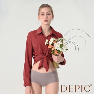 【DEPIC】Flawless-高彈無痕收腹抗菌中高腰內褲(藕粉)