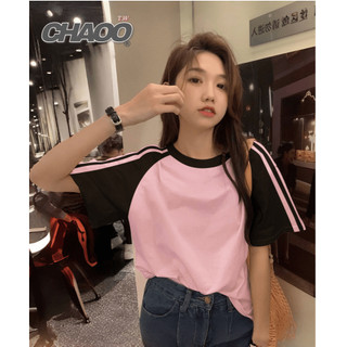 上身巨顯瘦！美式衣服女 純棉素T 寬鬆上衣 短袖上衣 顯瘦上衣 正肩上衣 oversize t恤 ins 風 夏季女裝