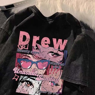 【Daiwing】日系潮漫水洗T恤 OVERSIZE 短袖 復古 小眾上衣 水洗做舊T恤 美式上衣 純棉短袖
