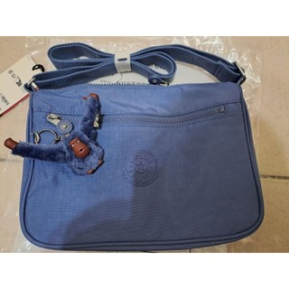 7-11 Kipling 2026年新款。藍色／丁香紫／冷霧灰， CALLIE 輕量拉鍊斜背包。