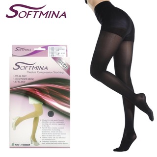 【Softmina】漸進式壓力襪-超薄褲襪