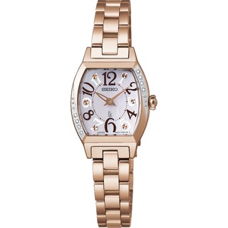 SEIKO 精工 LUKIA 幸運四葉草 酒桶型鑽石珍珠貝女錶-21mm SSWA016J/4N30-01D0K 學生錶