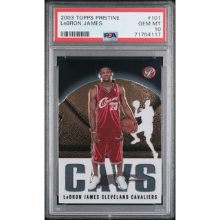 [球員卡 NBA] LeBron James 2003 Topps Pristine RC PSA10 小皇帝 詹姆斯
