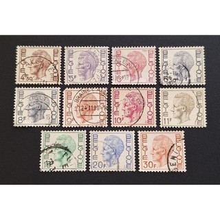 比利時郵票 1970-80 Belgium King Baudovin Postage Stamps (BE015)