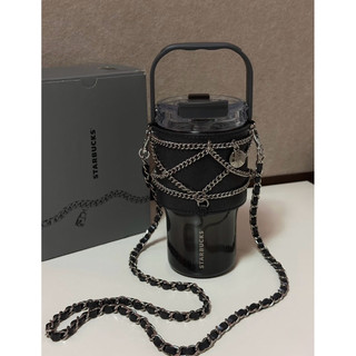 【中國限定】星巴克STARBUCKS朋克芭蕾🩰系列不鏽鋼雙口飲杯配鏈條杯套