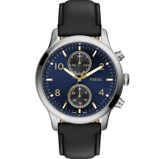 FOSSIL Bennett 多功能雙眼手錶-45mm BQM7104 開學季禮物