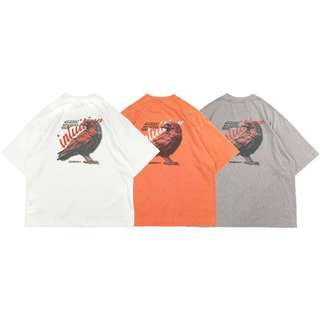 IDEALISM ID26017 CROW WASH TEE 水洗烏鴉 短T (三色) 化學原宿