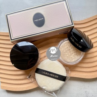 沐媽☀️正品開發票 Laura Mercier 新款 煥顏透明蜜粉 29g 蘿拉蜜思 煥顏透明柔霧 粉撲 柔光透明 正裝