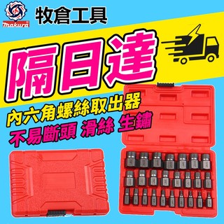 牧田通用斷頭螺絲取出工具生鏽破損螺絲手動拆卸維修五金專用工具