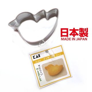 asdfkitty*日本製 貝印 304不鏽鋼模型-小鳥.小鴨-餅乾模/鳳梨酥模/蔬菜壓模/起司壓模飯糰模/綠豆糕模