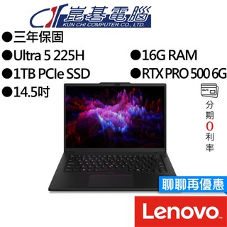 Lenovo ThinkPad P14s Gen 6 Ultra 5/RTX PRO 500 14.5吋 AI商務筆電