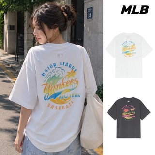 MLB 短袖T恤 Summer Graphics 紐約洋基隊 (3ATSX0453-兩款任選)【官方旗艦店】