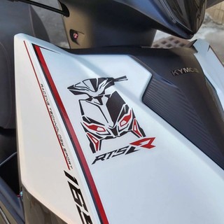 RTSR RTS KYMCO 機車貼紙 機車車型反光貼紙 防水貼紙 另有其他車款 顏色尺寸都可訂做 反光屋FKW