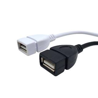 Micro USB 轉USB OTG轉接線｜黑色/白色｜RN-75｜轉接線/轉接頭/隨身碟/讀卡機轉接