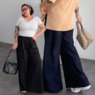 LULUS/PLUS/中大尺碼/冰涼舒適寬鬆休閒長褲３色-【04260132】260707