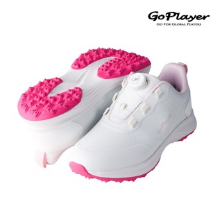 【GoPlayer】EliteLinks 高爾夫瞬穿女鞋 (防水防滑高品質 韓系簡約 旋鈕鞋)