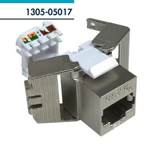 【DINTEK】PowerMAX+ Cat.6A 垂直式 遮蔽型 免工具型 Keystone Jack 資訊插座