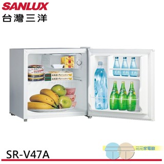 (輸碼93折 HESEPML93SP)SANLUX 台灣三洋 47公升單門變頻冰箱 SR-V47A
