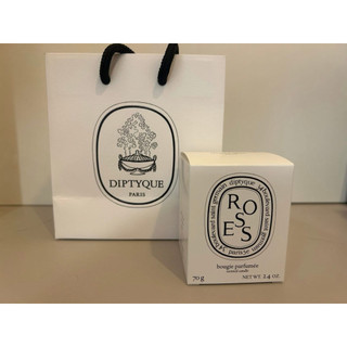 diptyque玫瑰蠟燭70g （附紙袋）