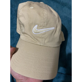 二手 古著 Nike 卡其黃 老帽 棒球帽 帽 cap 帽 帽子Nike