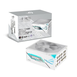 ROG THOR III 1200W 潮競白 白金牌電供(ROG EQUALIZER)/90YE00V9-B0TA00