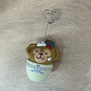 【日貨清倉✨】日本 Disney 迪士尼 甜點杯達菲便條夾 (把手斷裂)