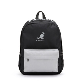 KANGOL 後背包 黑灰色 尼龍 書包 筆電包 背包 6325874312