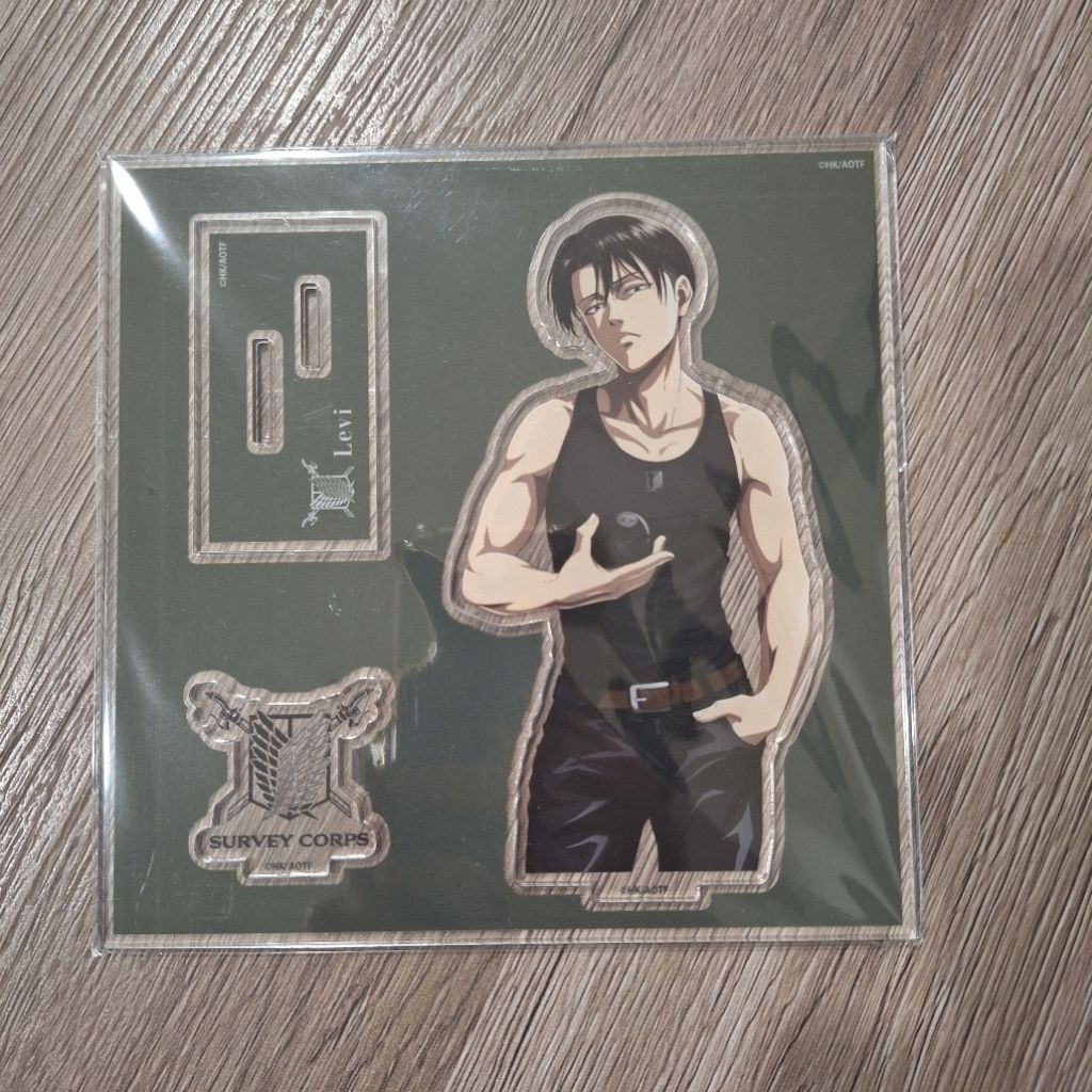 進擊的巨人 肌肉吊嘎里維 里維 levi 兵長 利威爾 onBeauty聯名立牌 里維立牌 吊嘎里維立牌 肌肉里維立牌