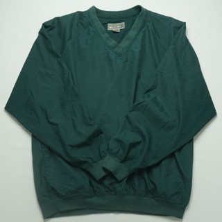 【媠 Suii】Grand Slam 墨綠 V領防風 Pullover 高爾夫 古著 Vintage