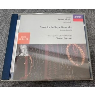 Handel 水上音樂 皇家煙火 阿姆斯特丹音樂廳室內樂團/Preston 1991年全銀圈美版
