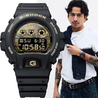 <秀>CASIO專賣店公司貨附保證卡及發票 G-SHOCK軍事武裝迷彩DW-6900CF-1 防震防水200M~
