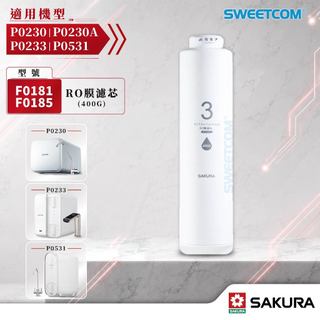【思維康SWEETCOM】櫻花F0181 RO膜濾芯 P0230 P0233 P0230A F0181通用F0185