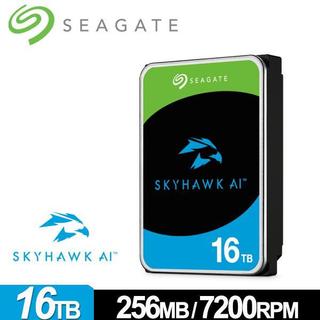 【Seagate希捷】 監控鷹 16TB 3.5吋 7200轉SATA監控硬碟(ST16000VE004) 代理商公司貨