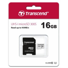 (先詢問庫存) 創見16GB UHS-I U1 microSD (台灣本島免運費) TS16GUSD300S-A