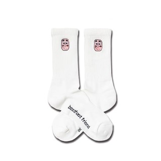 BFF Best Foot Friend Hyottoko Socks 火男 中筒襪子 小腿襪 白 BFF-35