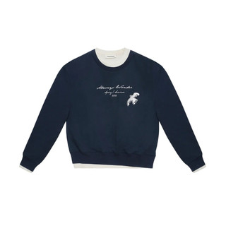 [現貨]Always Wonder picnic 深藍長袖T-shirt M